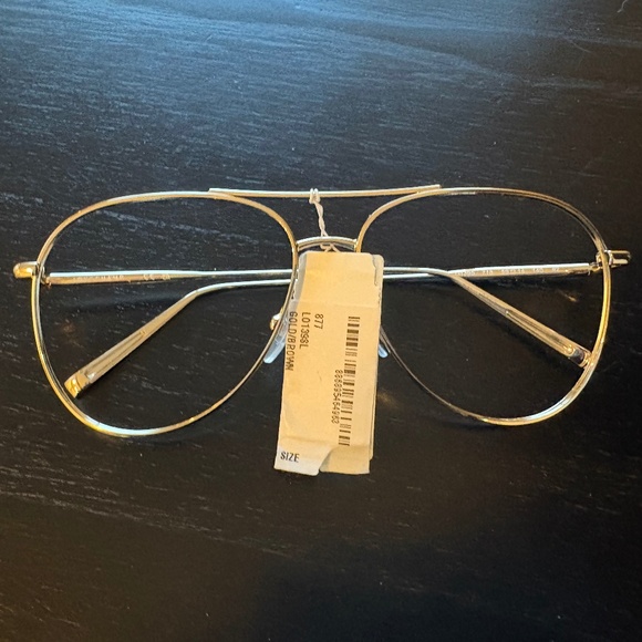 NWT Longchamp LO139S-718 Gold Aviator Frames No Lenses Reading Glasses - Picture 1 of 7